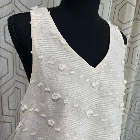 Entro Cream Racerback Tank Size S - Picture 2 of 5